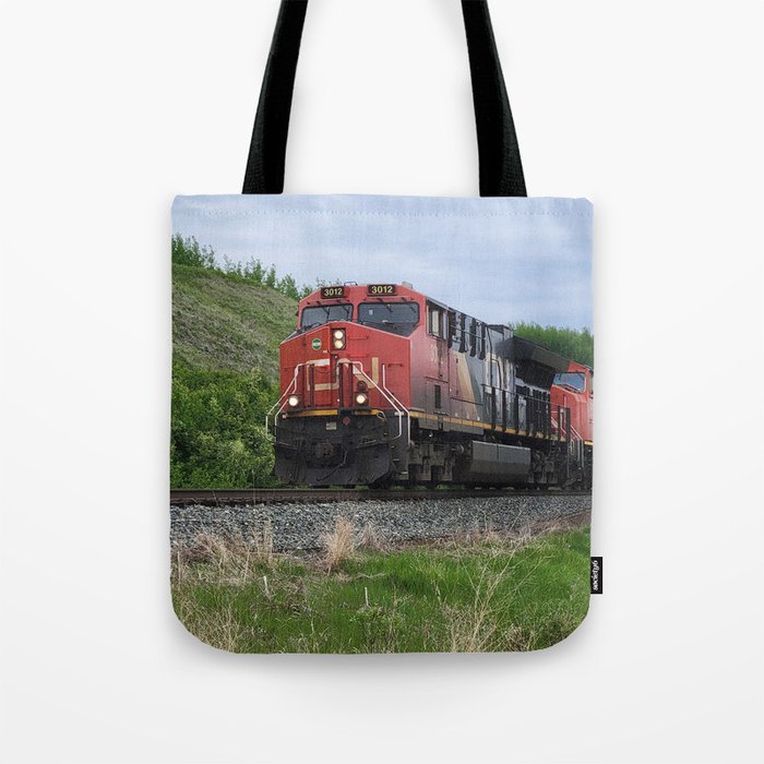 CN Locomotive Tote Bag