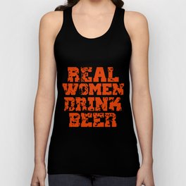 real women drink beer Tank Top
