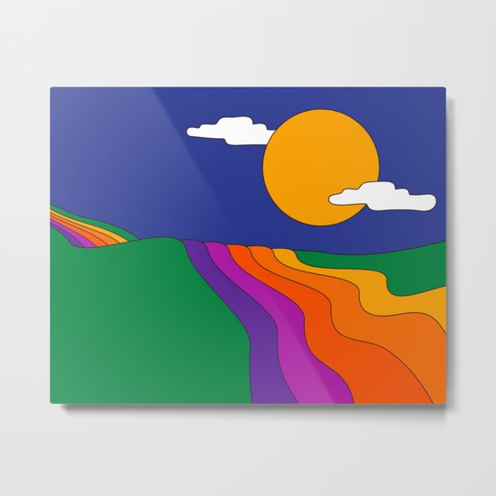 Rolling Hills Metal Print