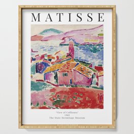 View of Collioure - Henri Matisse - Exhibition Poster Serving Tray