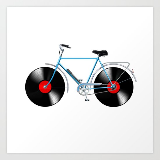 Simphony Bike Art Print
