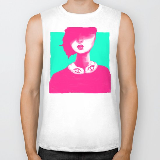 Contemporary Collar Biker Tank