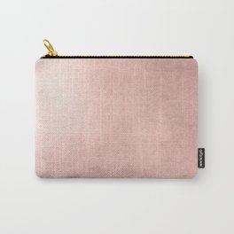 Blush Rose Gold Ombre  Carry-All Pouch