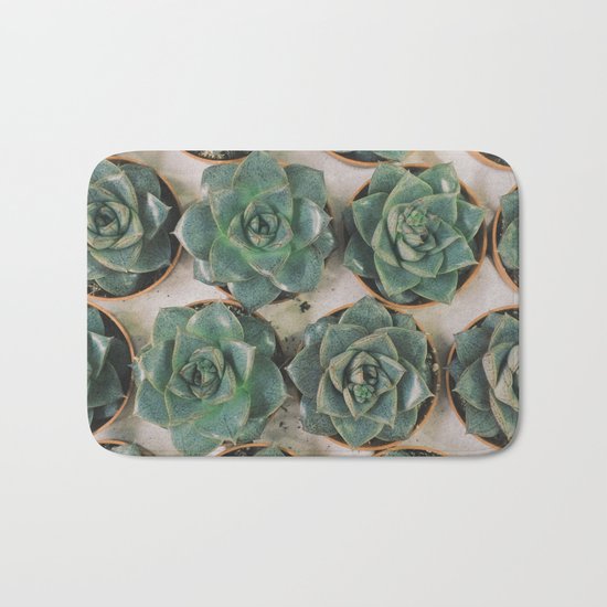 Succulent Collection Bath Mat