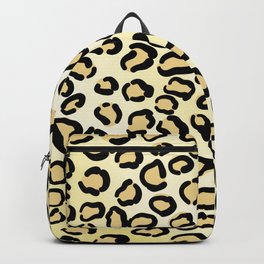 Real Leopard Background Pattern Backpack