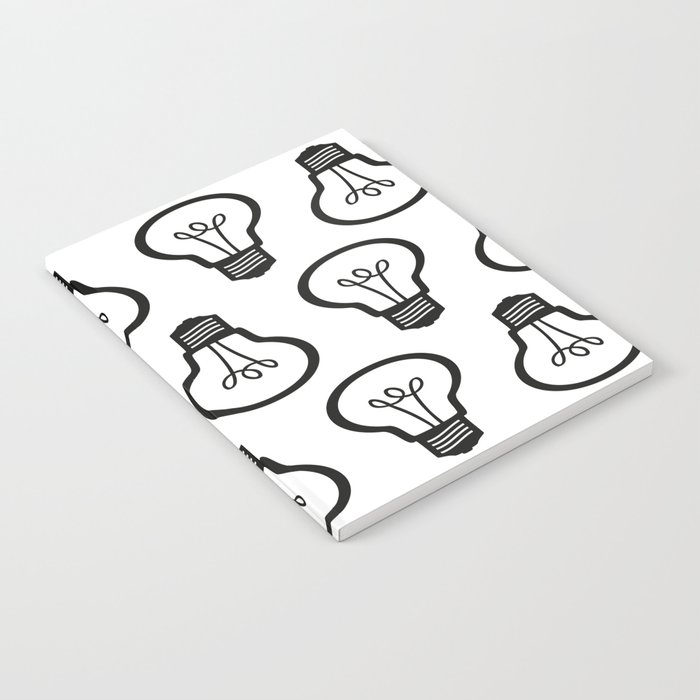 Simple Light Bulb Notebook By Xooxoo Society6