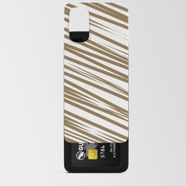 Brown stripes background Android Card Case