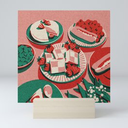 Yum Cakes Mini Art Print