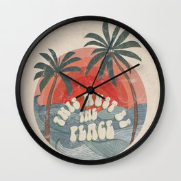 This Must Be the Place Wall Clock