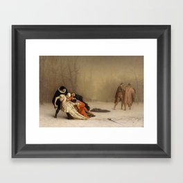 The Duel After the Masquerade by Jean-Leon Gerome Framed Art Print