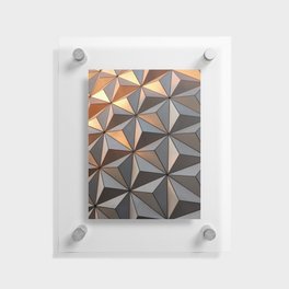 Triangle pattern 3d Floating Acrylic Print