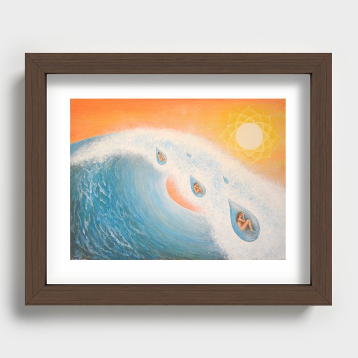 A Drop In The Ocean Recessed Framed Print