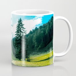 Green fields, trees and a magical brook Coffee Mug
