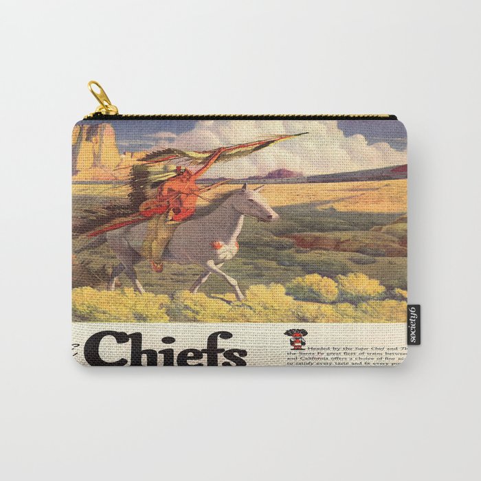 Vintage poster - The Chiefs Carry-All Pouch
