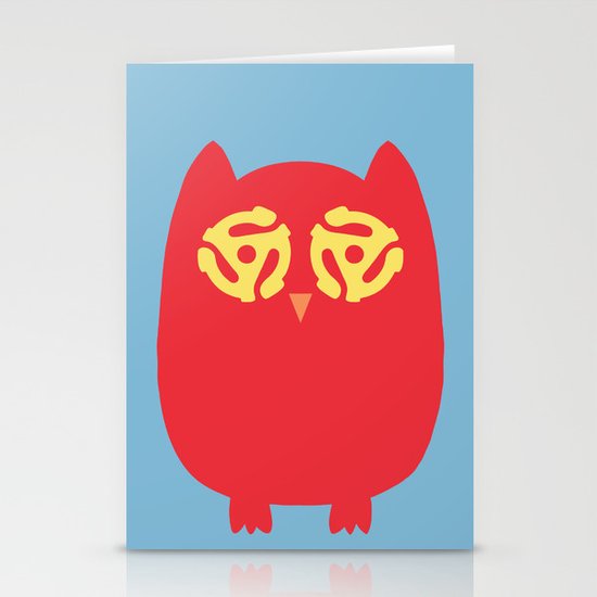 Owl 45s Stationery Cards