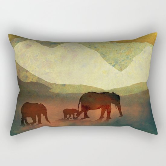 In Search of Water Rectangular Pillow