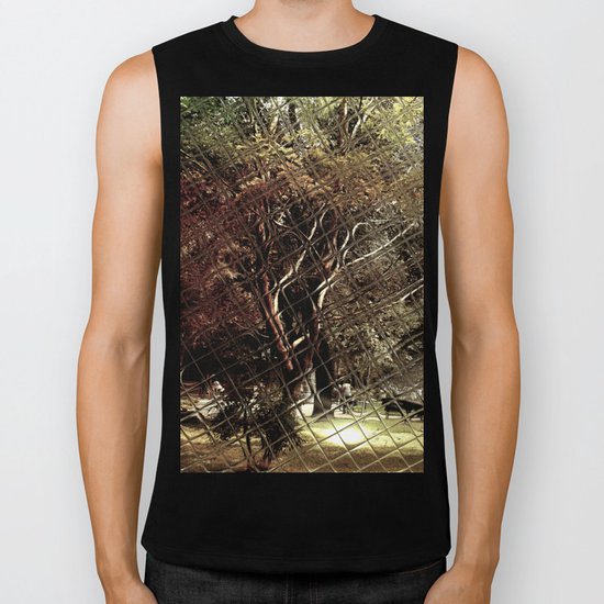 Old tree in autumn colors Biker Tank