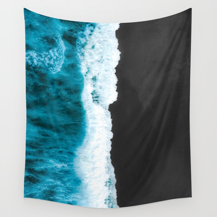 Turquoise Crush - Dreamy Beach Wall Tapestry