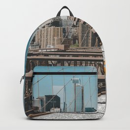 Brooklyn Bridge  Backpack | Taxi, Mexicocity, Skyscraper, Madrid, Northamerica, Usa, Shimmer, Glitter, Watercolor, Aesthetic 