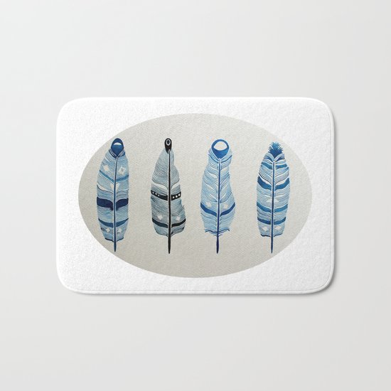 The four siblings of mother bird Bath Mat