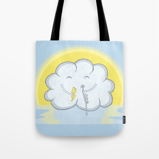 Breakfast Before Rain Tote Bag