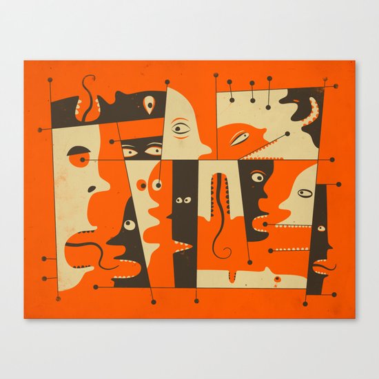 Chit Chat Canvas Print