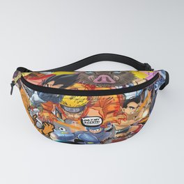 ONLYMY2CENTS collage art Fanny Pack