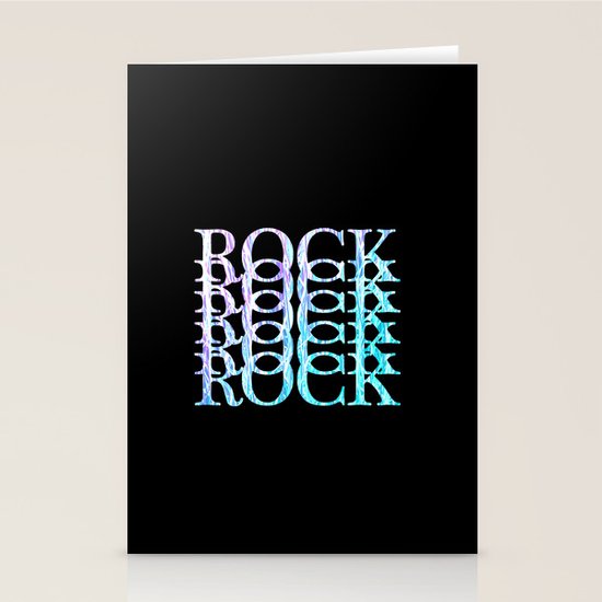 Rock Stationery Cards