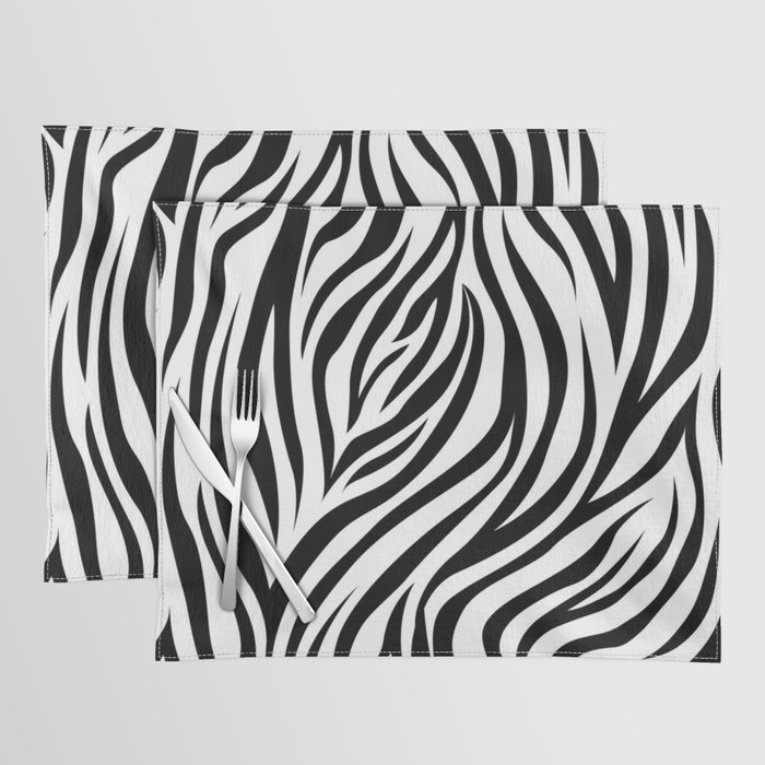 zebra pattern / full animal Placemat