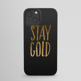 stay gold iPhone Case