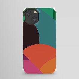 Pink Sunsets Geometric Abstract - Bybrije iPhone Case