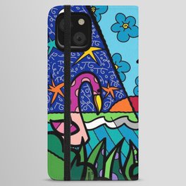 Romero britto-swan in the lake iPhone Wallet Case
