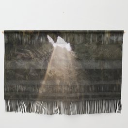 Mexico Photography - Beam Of Light Shining Through The Mountain Wall Hanging