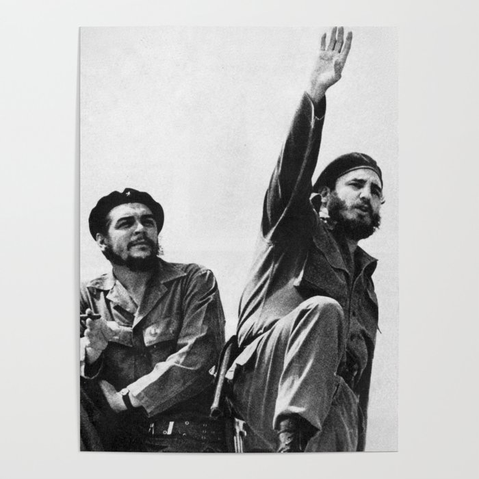Che Guevara And Fidel Castro Poster