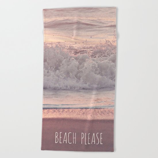 BEACH PLEASE Beach Towel