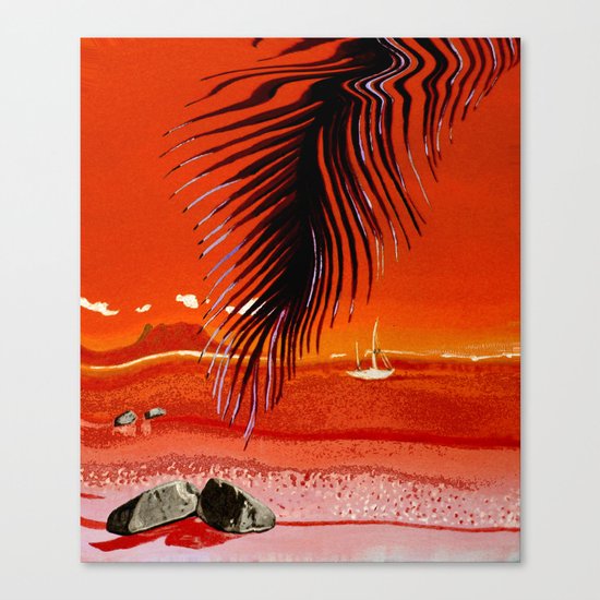 Stormy Sunset Canvas Print