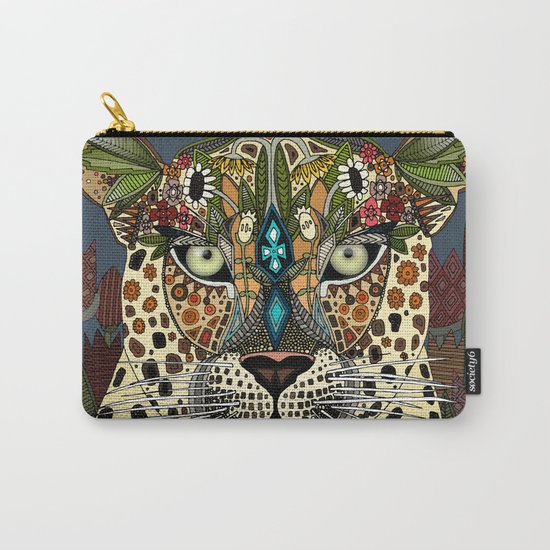 leopard queen blue Carry-All Pouch