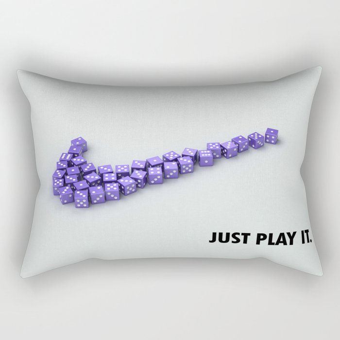 Just play it Rectangular Pillow