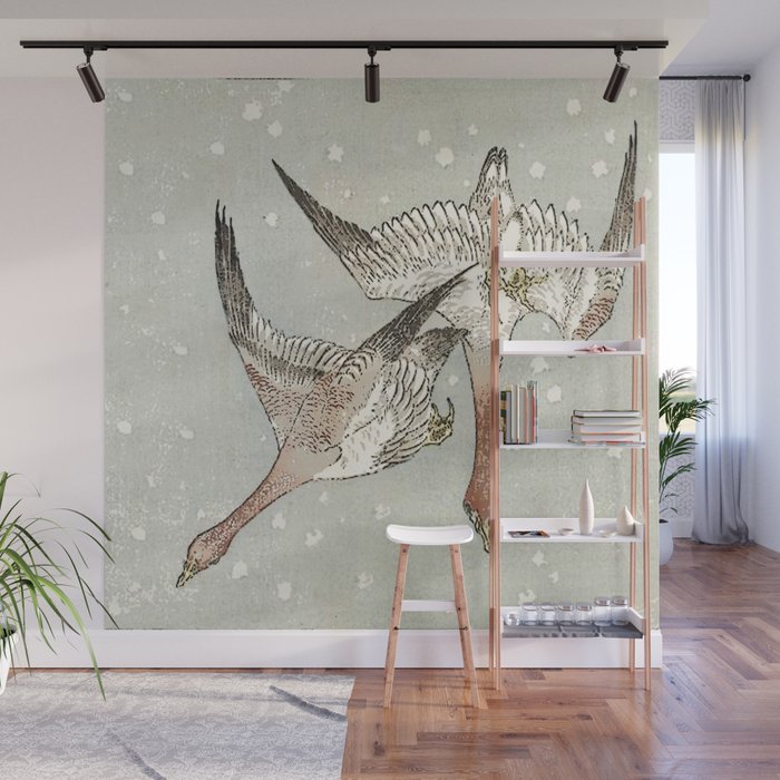 Snow Geese Wall Mural