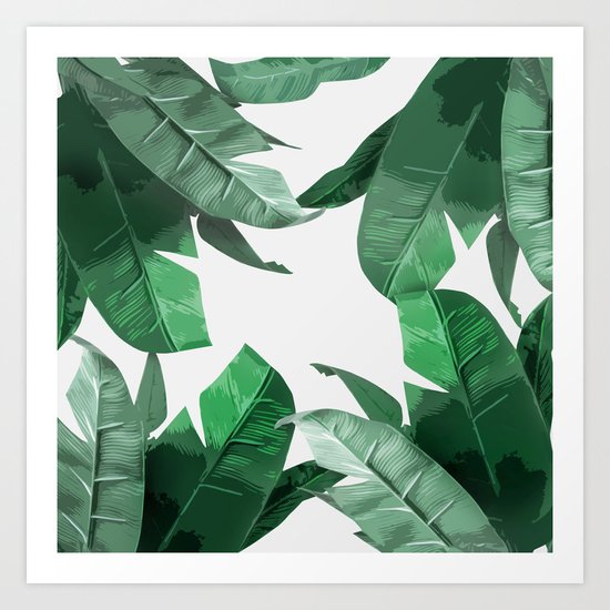 Tropical Palm Print Art Print by Tamsin Lucie | Society6