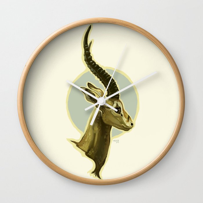 Gazelle Wall Clock