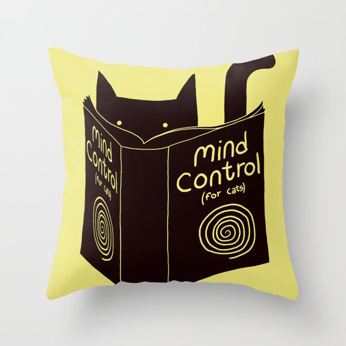 Mind Control (buy this) Throw Pillow