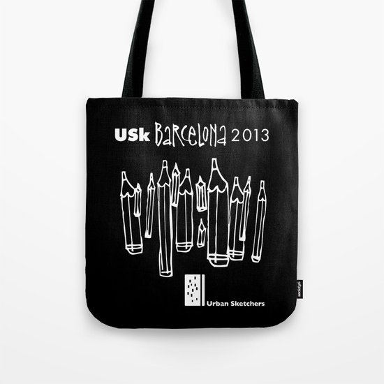 Urban Sketchers USk BCN 2013 Tote Bag