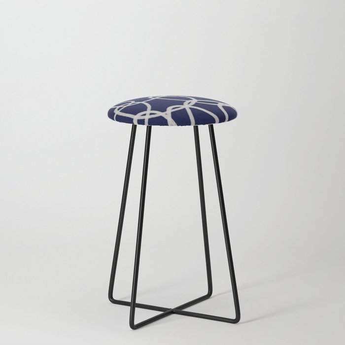 Spatial Concept 21. Minimal Painting. Counter Stool