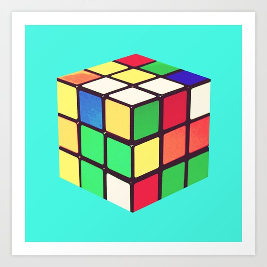 Do You Even Cube, Bro? | Rubik's Art Print