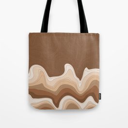Monochromatic Waves Tote Bag