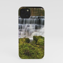 English Spring Waterfall iPhone Case
