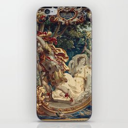 Antique 18th Century 'Cleopatra's Arrival In Rome' Tapestry iPhone Skin