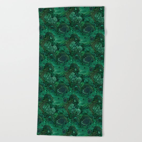malachite Beach Towel