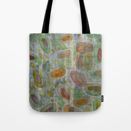 Number Grid Tote Bag